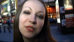 He meets a female dog on the street and fills her pussy
