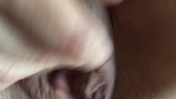 I touch my pussy while he fucks her in the ass