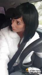Littleangel84 sucks off random hitchhikers