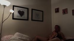 Romantic couple fuck in bed, I enjoy it