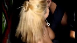My girlfriend films me in a late-night bukkake