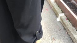 Baise risquée dans un cimetière avec ma coquine en lingerie fine