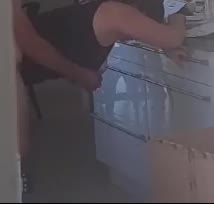 Surprise doggy style in the kitchen