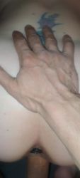 I indulge in anal play during doggy style