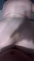 Close POV captures hand spreading her cheeks during steady doggy